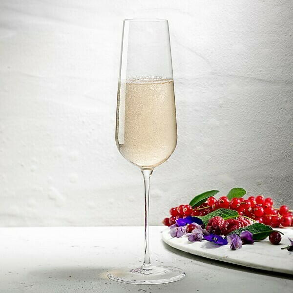 Produktbillede af Champagneglas Stem Zero Nude 300ml 2 Stk. på tilbud i brug