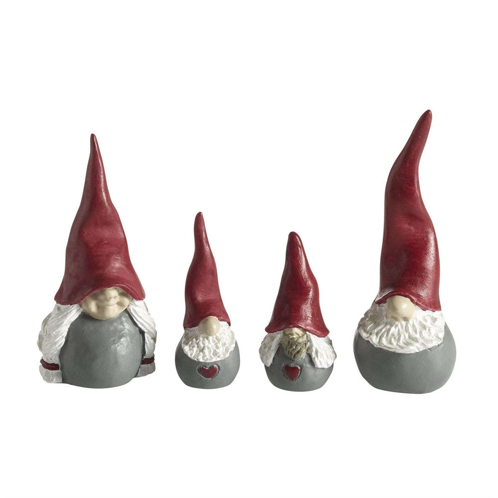 Produktbillede af Nääsgränsgården Santa High Hat Friends 4 stk H3,5-7cm i premium kvalitet