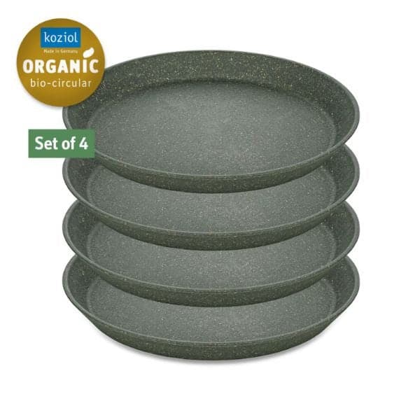 Koziol Connect Plate Ø20,5cm (4 Stk.) Ash Grey ❤ Kæmpe udvalg i Koziol ❤ Billig fragt og hurtig levering 2 - 5 hverdage - Varenummer: BAR-649858 / Ean: &