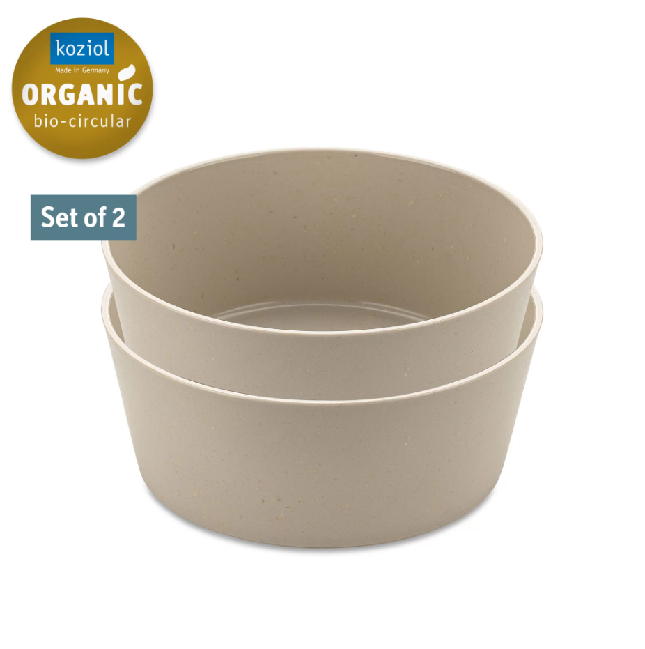 Produktbillede af Koziol Connect Bowl 400ml 2 Stk. Dessert Sand på tilbud i premium kvalitet