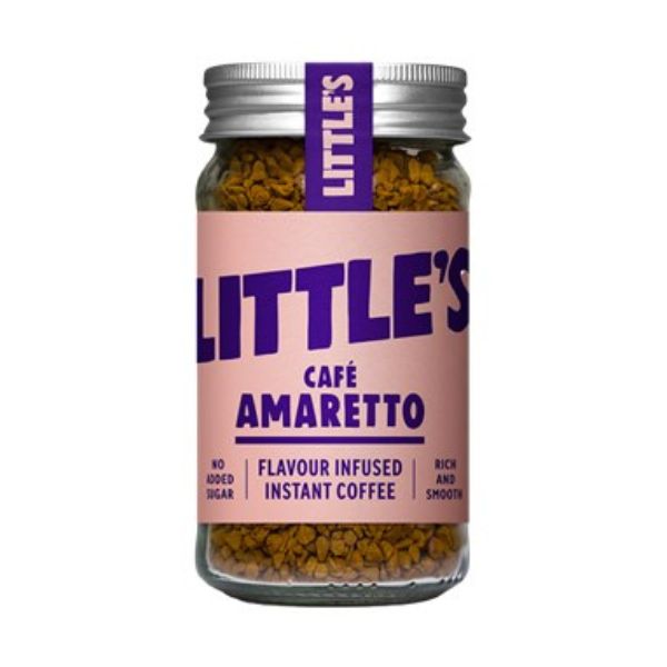 Produktbillede af Instant Kaffe Med Amarettosmag 50g Littles på tilbud i brug