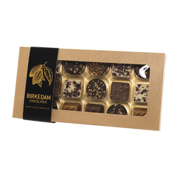 Produktbillede af Chokoladeæske 18 Stk 180g på tilbud i brug