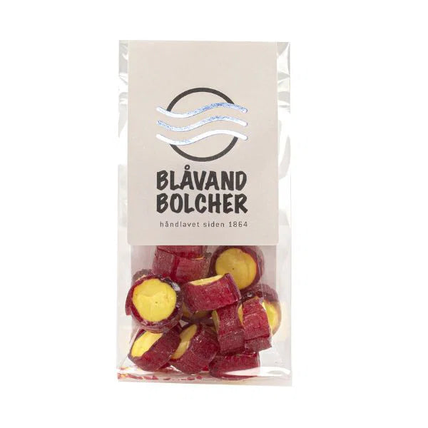 Bolsjer Rabarber Rox 80g Håndlavet