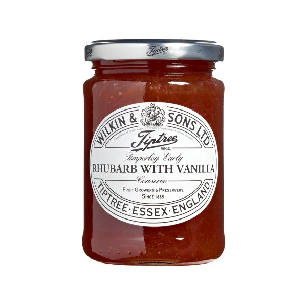 Produktbillede af Rabarber & Vanilje Marmelade 340g på tilbud i premium kvalitet