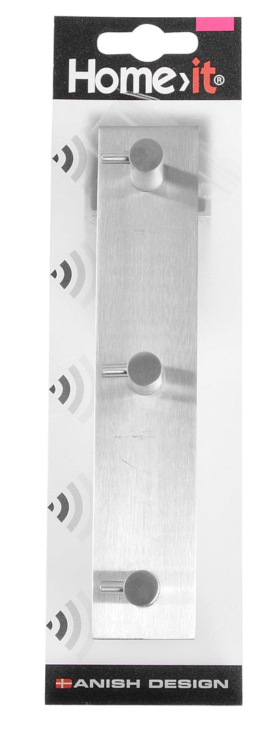 Home>it - Knagerække - med 3 knager - rustfri ❤ Stort online udvalg i Home>it ❤ Billig fragt og hurtig levering 2 - 5 hverdage ❤ Varenummer: BGH-38602189504663 / Ean: '5708614134337 på lager - Udsalg på bolig Spar op til 61% - Over 322 kendte brands på udsalg