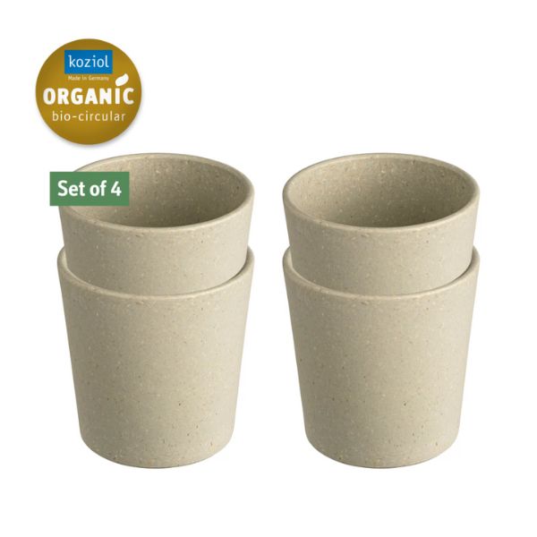 Produktbillede af Koziol Connect Cup S 190ml 4 Stk. Dessert Sand på tilbud i premium kvalitet
