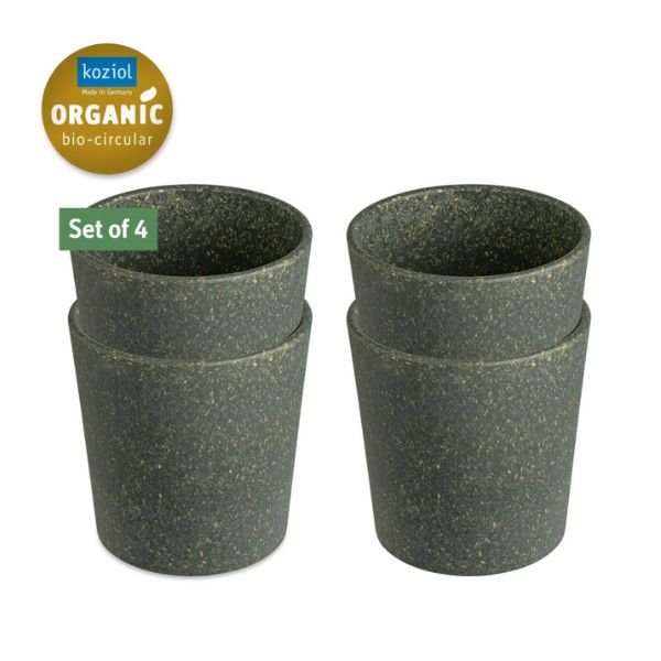 Koziol Connect Cup S 190ml (4 Stk.) Ash Grey ❤ Kæmpe udvalg i Koziol ❤ Billig fragt og hurtig levering 2 - 5 hverdage - Varenummer: BAR-649882 / Ean: &