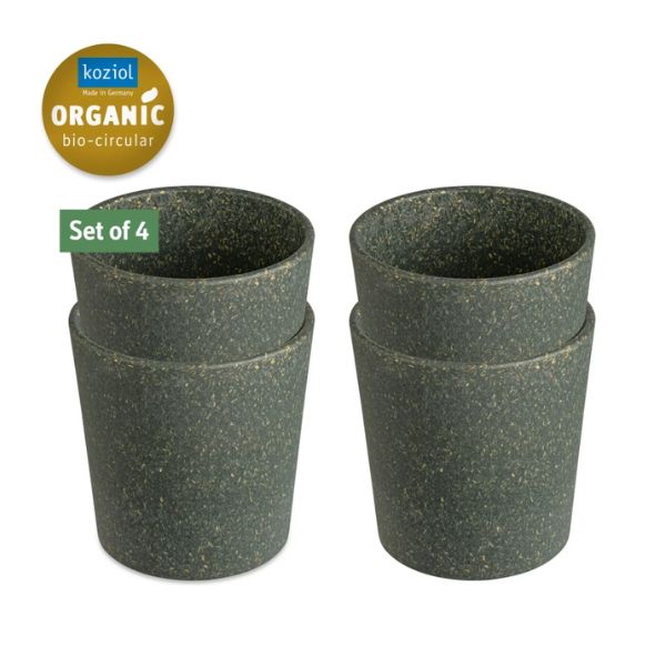 Produktbillede af Koziol Connect Cup S 190ml 4 Stk. Ash Grey på tilbud i premium kvalitet