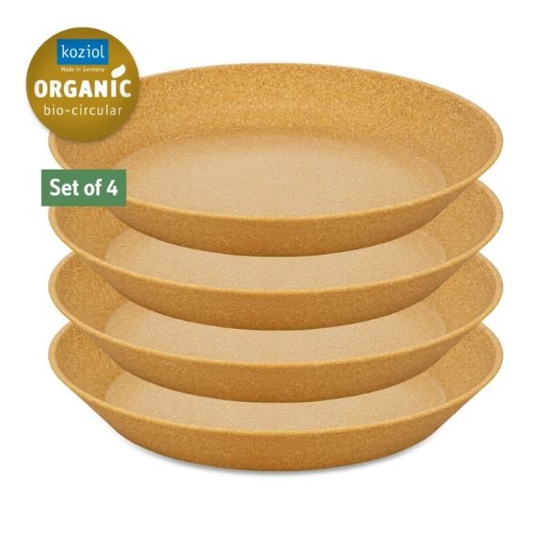 Koziol Connect Plate Ø24cm (4 Stk.) Wood ❤ Kæmpe udvalg i Koziol ❤ Billig fragt og hurtig levering 2 - 5 hverdage - Varenummer: BAR-649867 / Ean: &