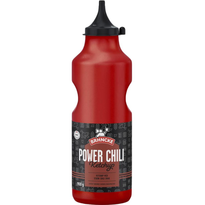 Produktbillede af Bähncke Power Chiliketchup 900 G på tilbud – premium kvalitet og detaljer