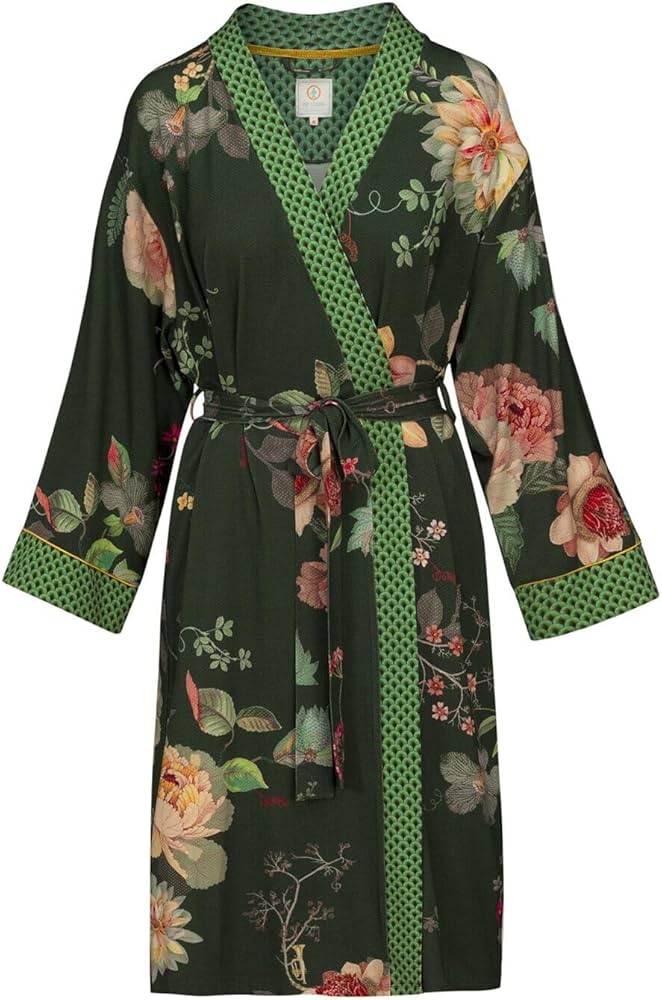 Produktbillede af M Naomi Kimono Tokyo Bouquet Dark Green på tilbud i høj kvalitet