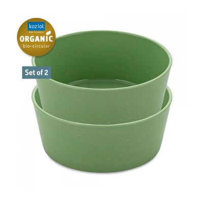 Koziol Connect Bowl 890ml (2 Stk.) Leaf Green ❤ Kæmpe udvalg i Koziol ❤ Billig fragt og hurtig levering 2 - 5 hverdage - Varenummer: BAR-649875 / Ean: '4002942559833 på lager - Udsalg på Køkken Borddækning Bionedbrydelig service Spar op til 55% - Over 350 kendte brands på udsalg