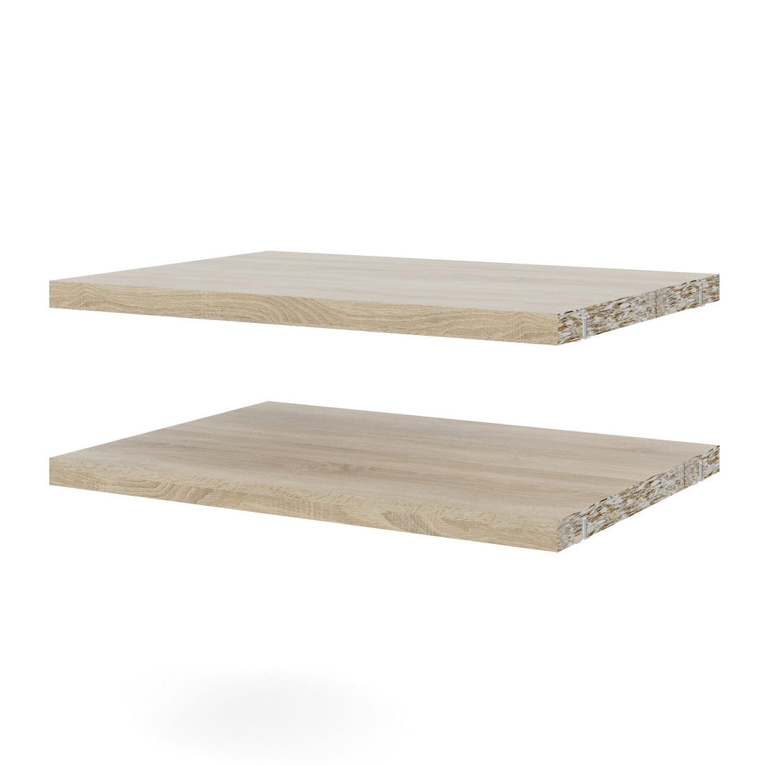 TVILUM Basic hylder natur smal sæt af 2 H:1,8cm x37cm x 26,45cm