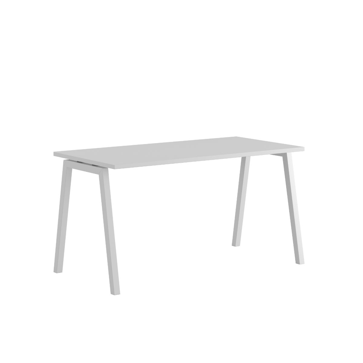 Produktbillede af Luna A Bord 140x70cm Hvid-hvid på tilbud