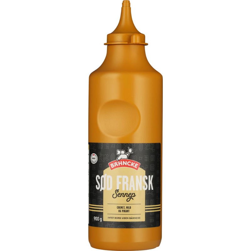 Produktbillede af Bähncke Sød Fransk Sennep 900 G på tilbud – premium kvalitet og detaljer