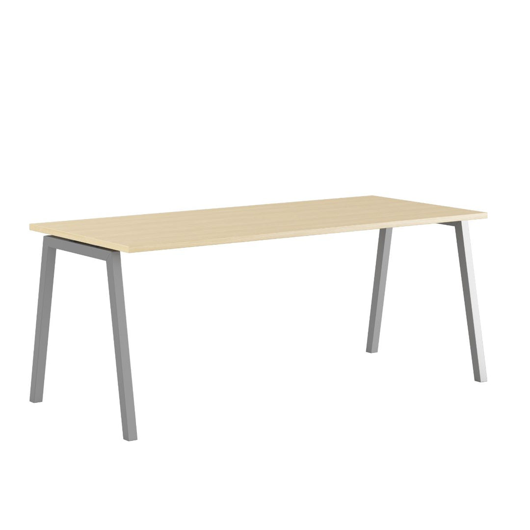 Produktbillede af Luna A Bord 180x80cm Birk-grå på tilbud