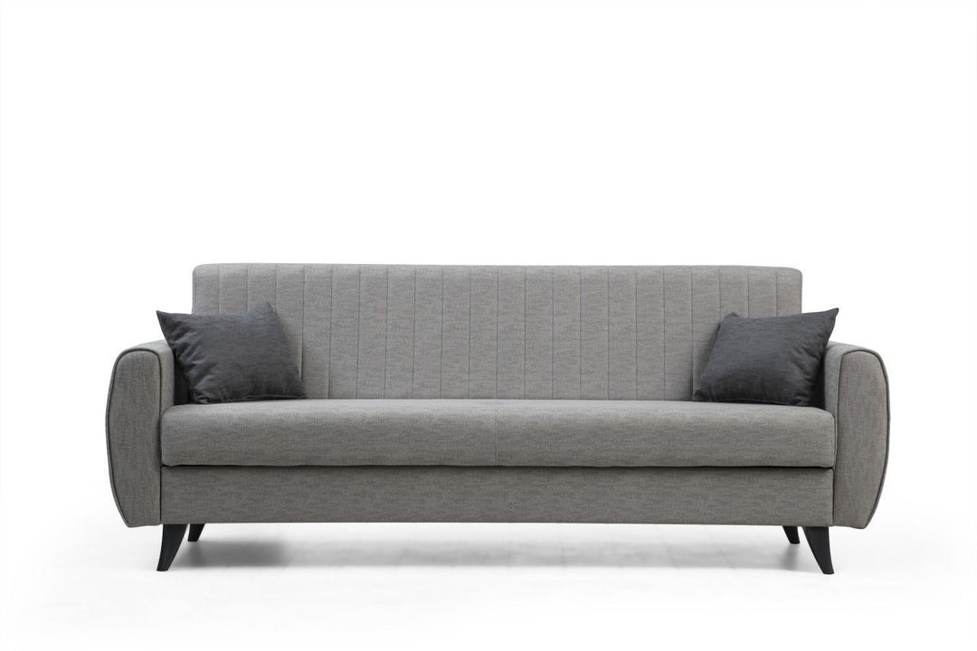 NORDVÄRK Alkon 3 pers. sovesofa lysegrå polyester
