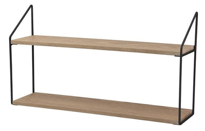 Day - Væghylde 2 hylder i sort/træ 60x33 cm » Kæmpe udvalg i Day » Billig fragt og hurtig levering 2 - 5 hverdage - Varenummer: BGH-41195535958167 / Ean: '5701390546424 på lager - Udsalg på Spar op til 54% - Over 857 kendte brands på udsalg