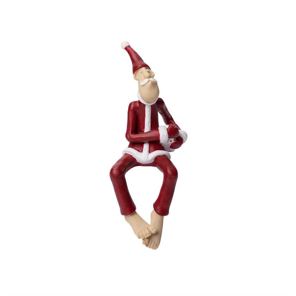 Produktbillede af Nääsgränsgården Santa Ove med gave H 12cm i premium kvalitet