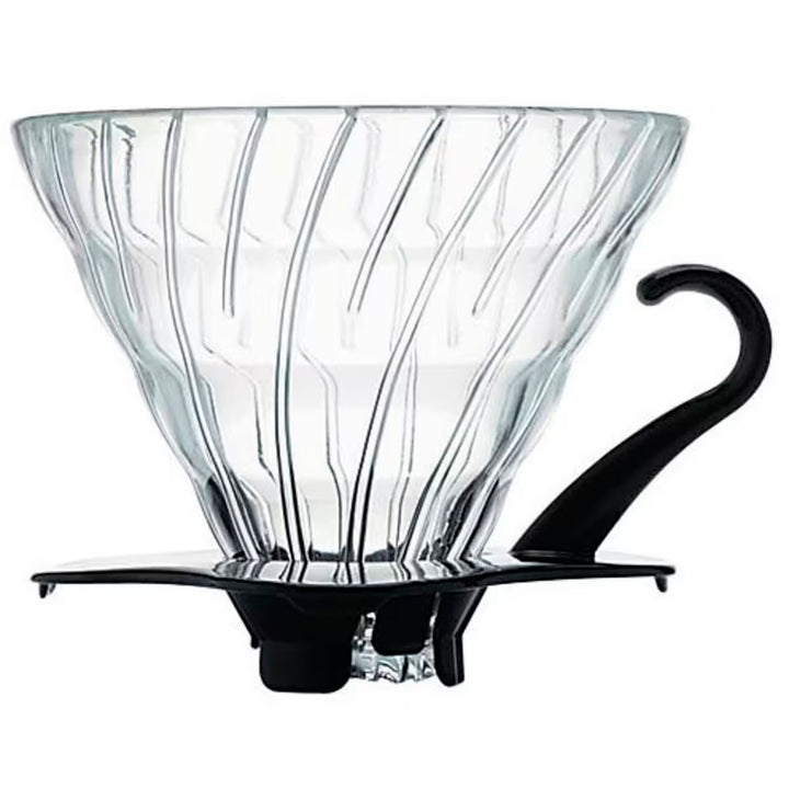 Hario 2 Cup Dripper V60 Glas m. sort