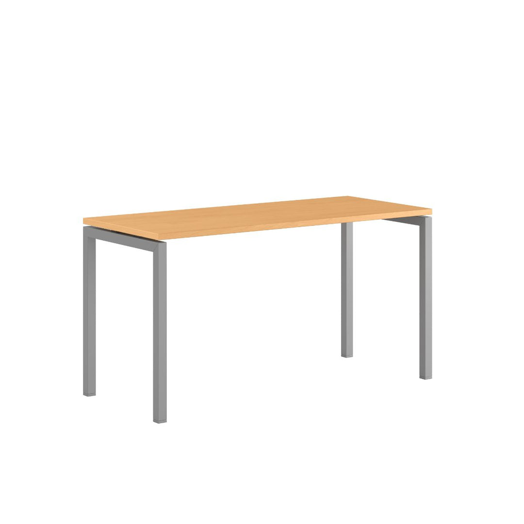 Produktbillede af Luna U Bord 140x60cm Bøg-grå på tilbud