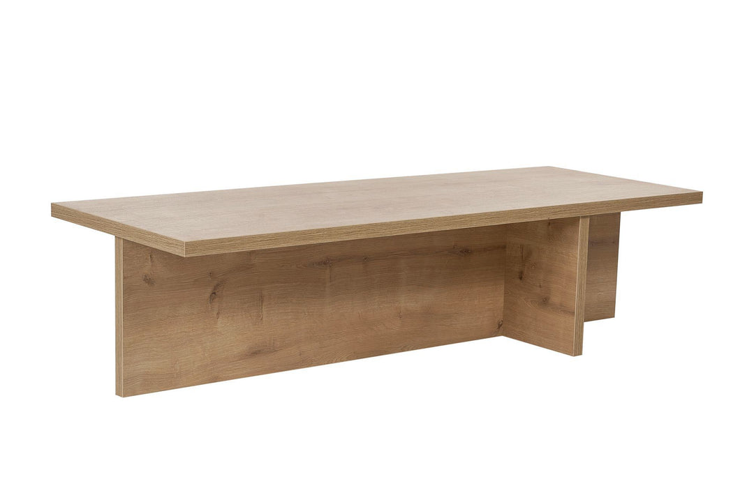NORDVÄRK Harbor sofabord rektangulær Sapphire egetræ melamin 120x45