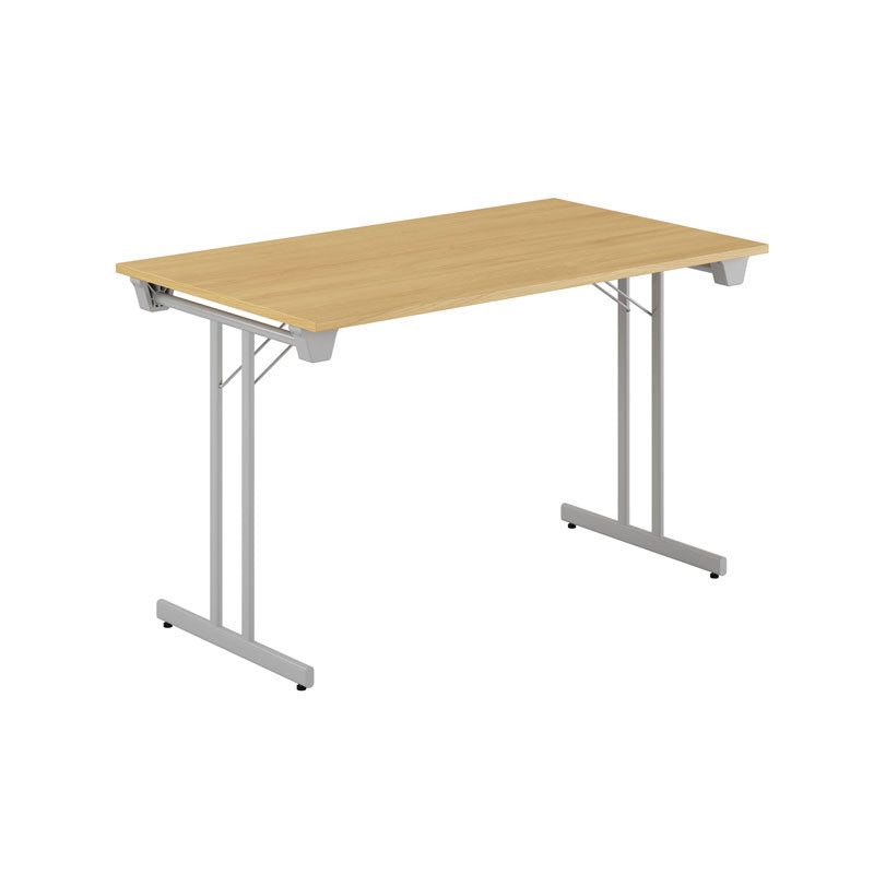 Produktbillede af Dinner Style 120x70cm Sammenklappeligt bord Eg-grå på tilbud