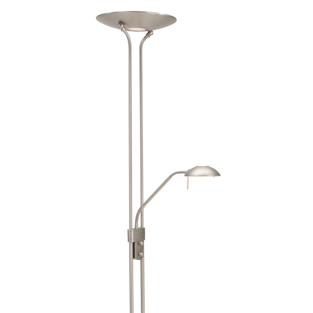 Produktbillede af Duran gulvlampe i metal med dobbelt funktion Metal stål på tilbud i høj kvalitet