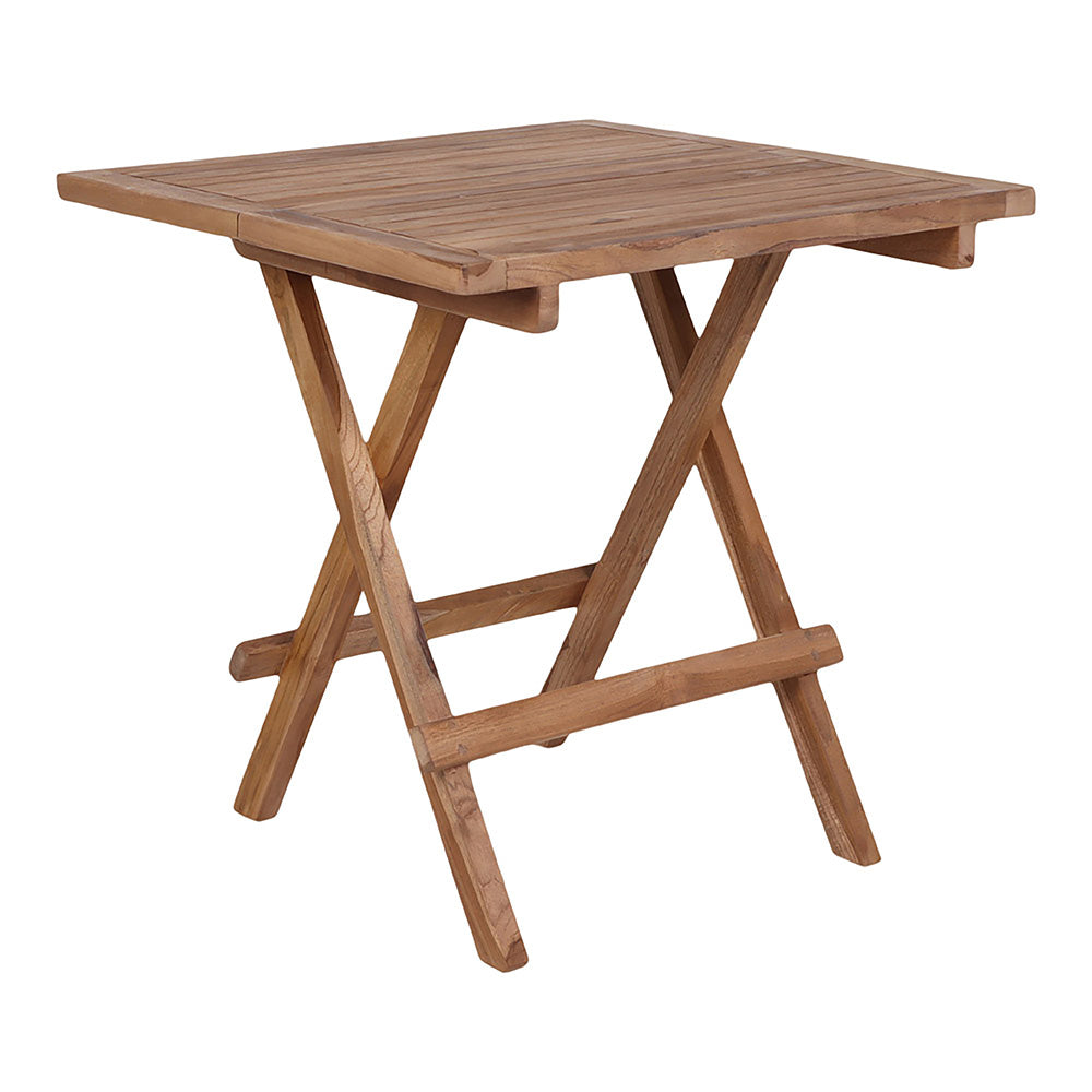 Produktbillede af HOUSE NORDIC Bilbao sofabord natur teaktræ kvadratisk 50x50 i premium kvalitet