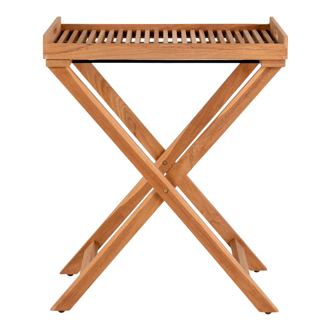 HOUSE NORDIC Ronda bakkebord foldbar natur teaktræ 60x40x70
