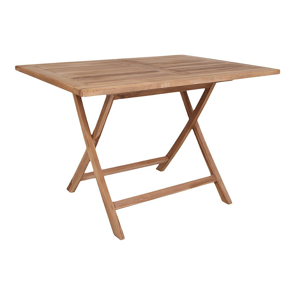 Produktbillede af HOUSE NORDIC Oviedo spisebord natur teaktræ rektangulær 120x80 i premium kvalitet