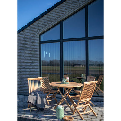 Oviedo Teak Dining Table - Havebord i teaktræ Ø100x75cm ❤ Stort online udvalg i HouNordic ❤ Billig fragt og hurtig levering 2 - 5 hverdage ❤ Varenummer: BGH-41240593301655 / Ean: '5713917015306 på lager - Udsalg på Alle produkter Spar op til 52% - Over 785 kendte brands på udsalg