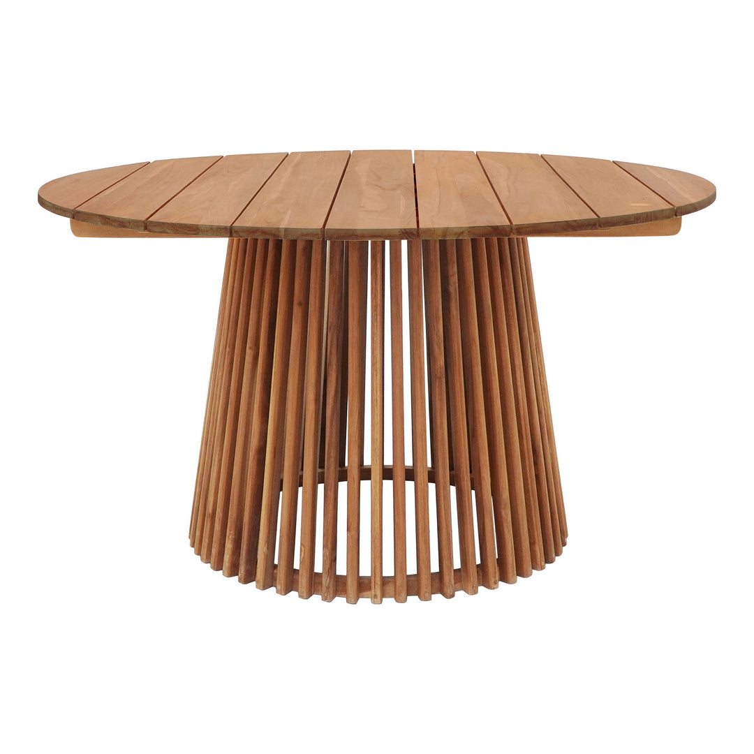 HOUSE NORDIC Lorca havebord rund natur teaktræ Ø120