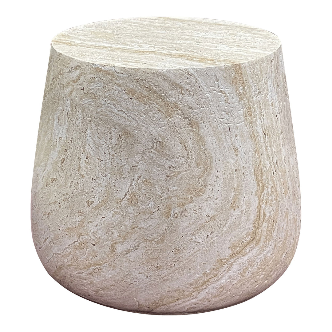 Produktbillede af HOUSE NORDIC Bonn sidebord rund natur fiberclay Ø47,5 i premium kvalitet