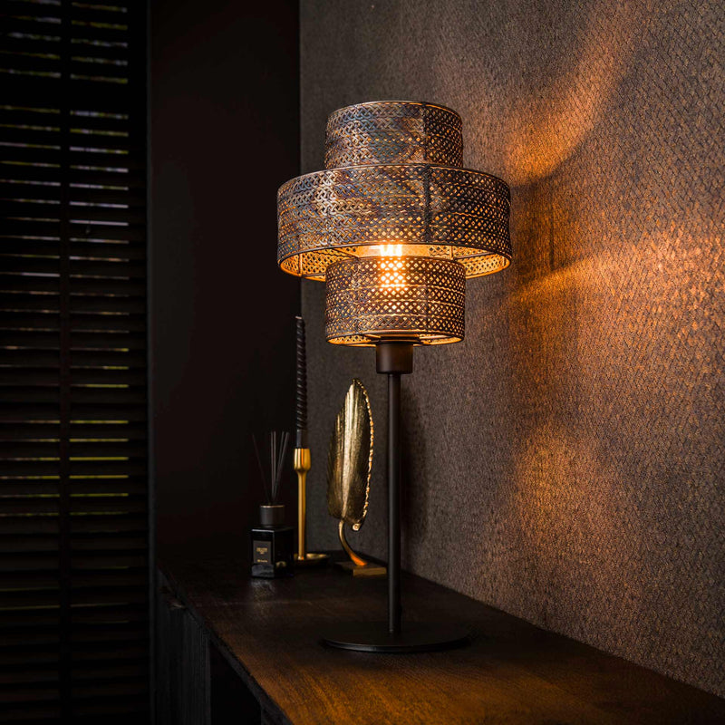 billigt tilbud på Capa bordlampe, håndlavet i sort/brun metal. Stort udvalg online. Hurtig levering: 1-2 hverdage. Spar op til 57%. Udsalg på lamper > bordlamper.
