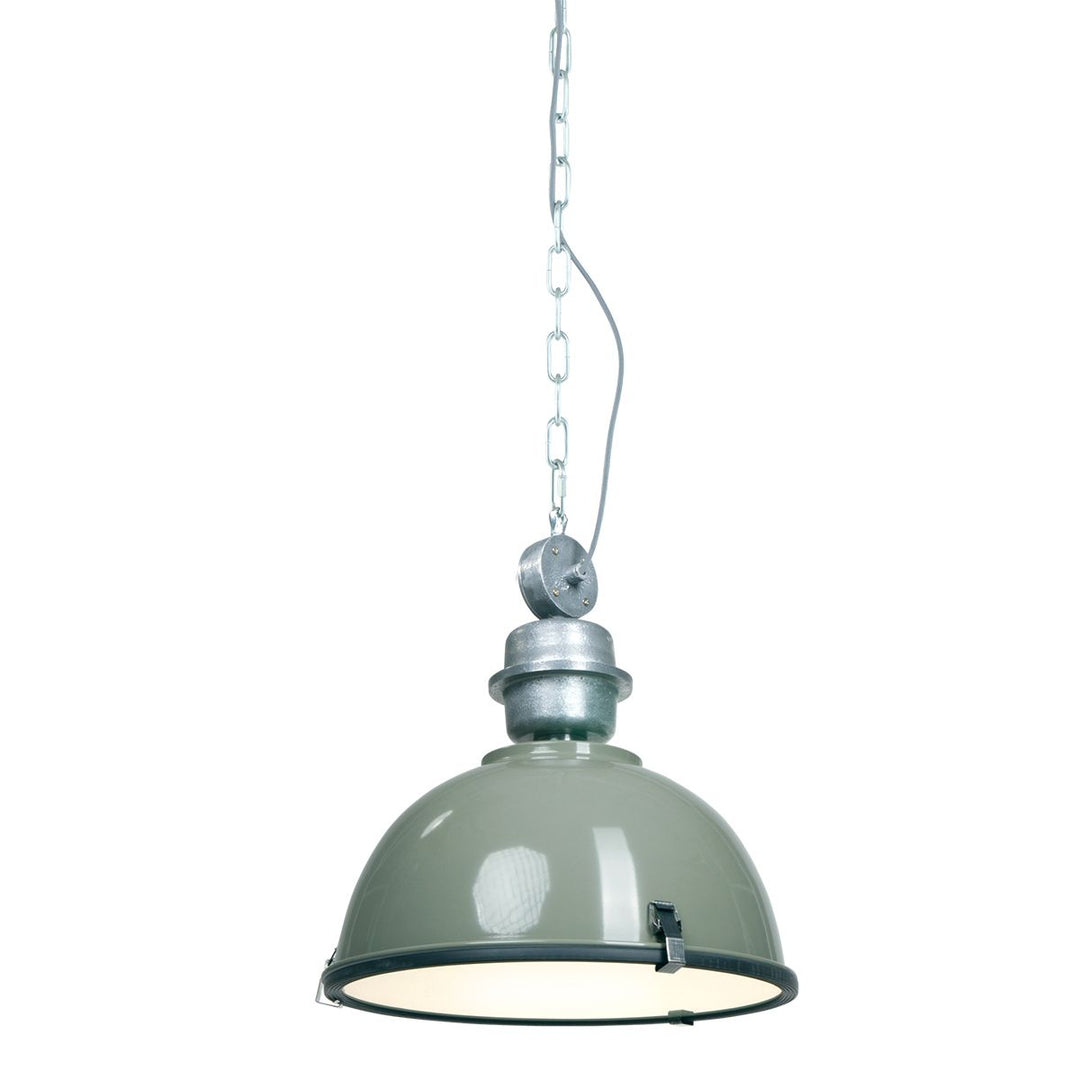 Produktbillede af Bikkel loftlampe ø 42 cm 6 forskellige finish Metal grøn på tilbud i høj kvalitet
