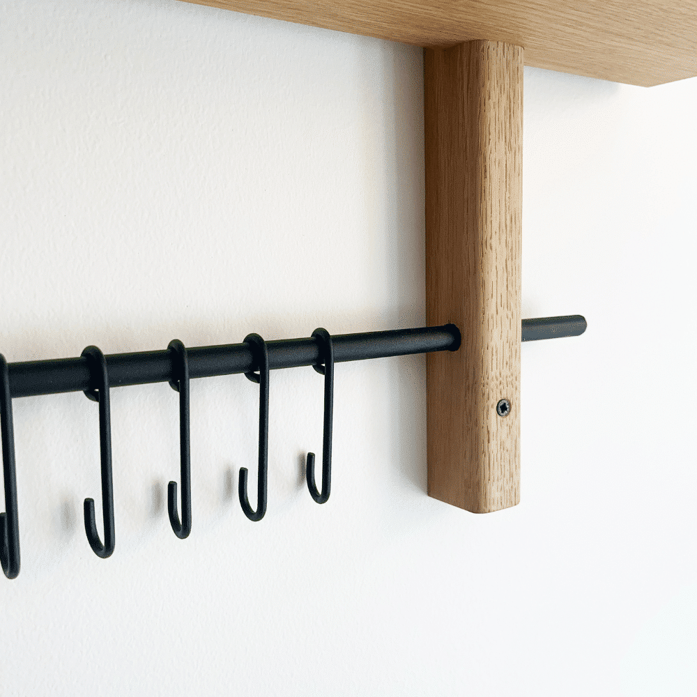 Produktbillede af Kroge til Rus Knagerække Sort på tilbud i høj kvalitet