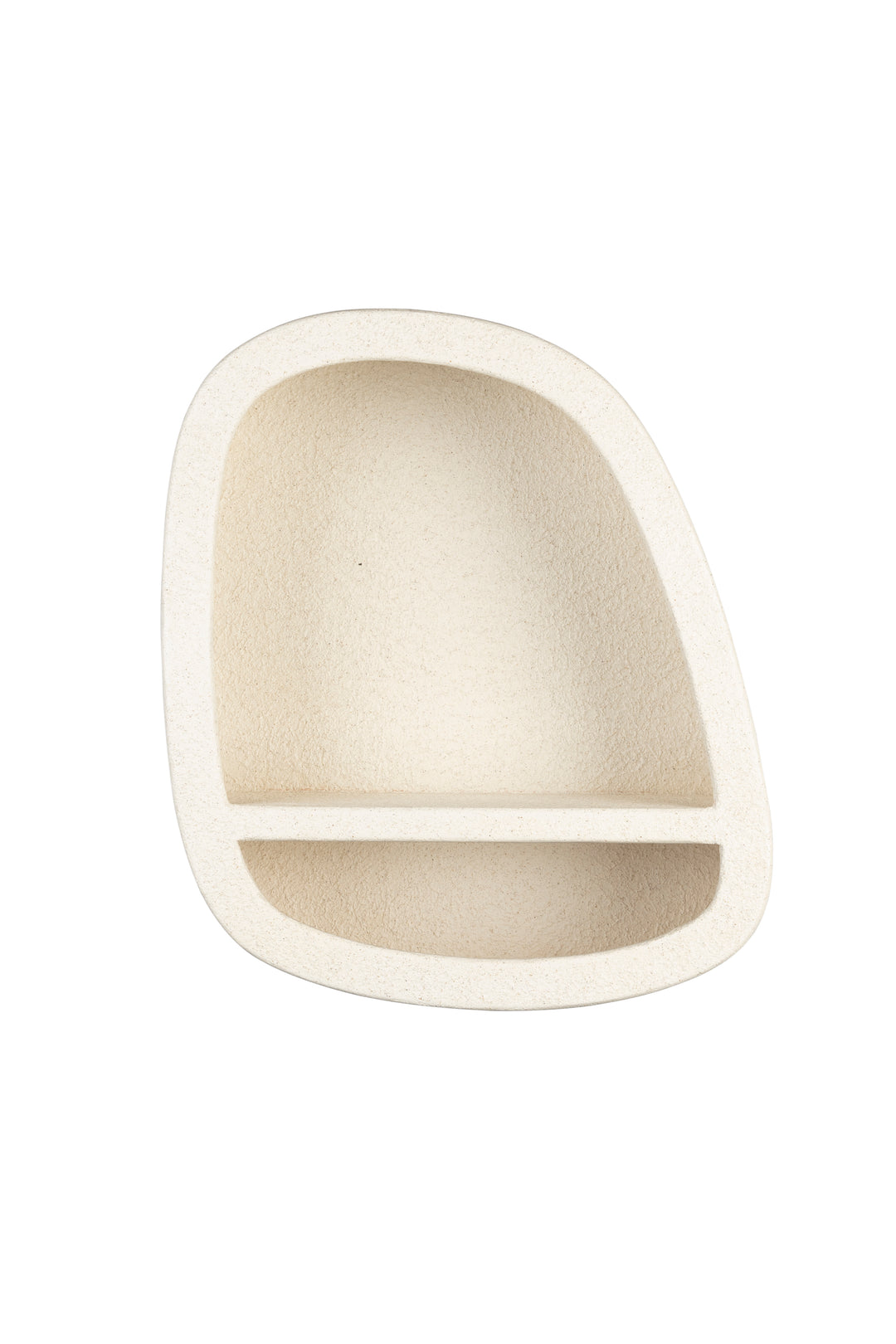 DUTCHBONE Veda væghylde Lav m. 1 hylde beige genbrugsmarmor