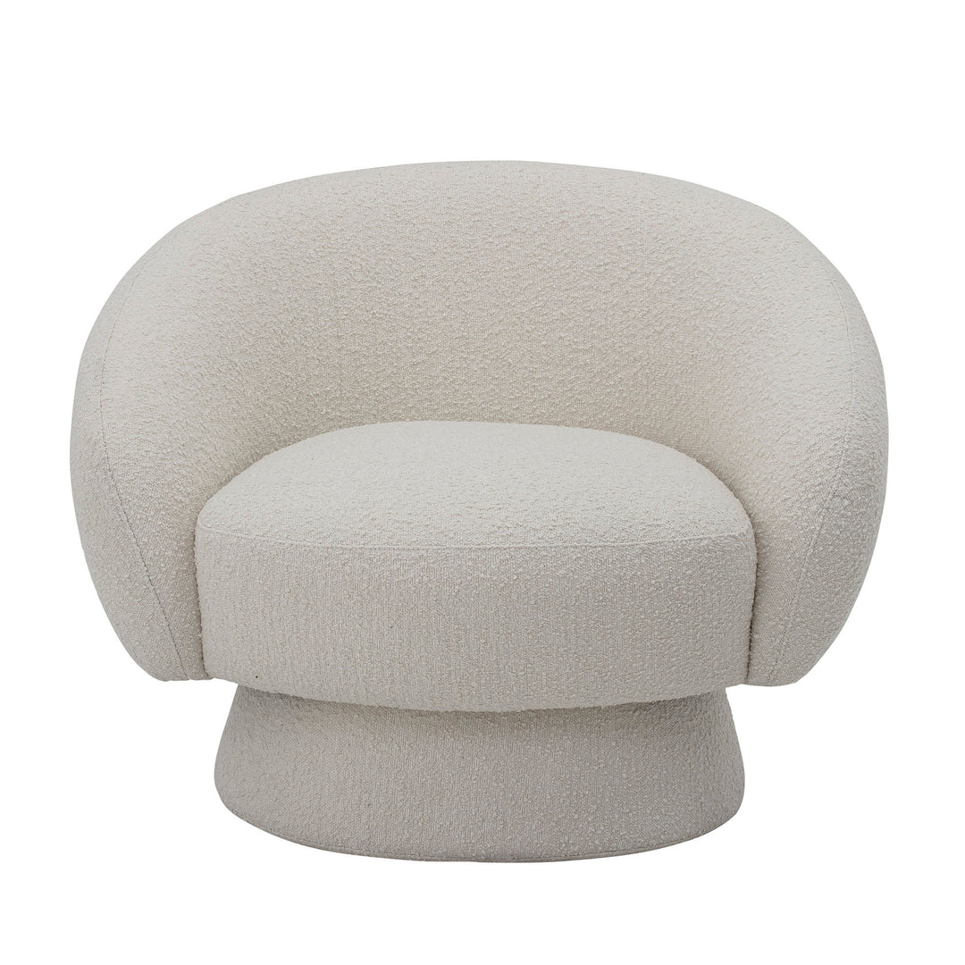 Produktbillede af BLOOMINGVILLE TED LOUNGESTOL HVID 93 i premium kvalitet