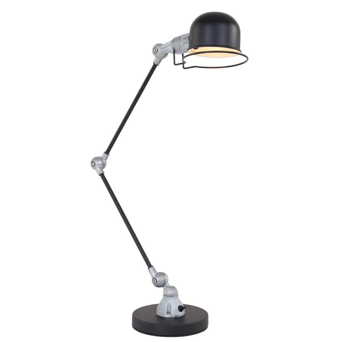 Produktbillede af Hood bordlampe i sort eller grøn metal Metal sort på tilbud i høj kvalitet