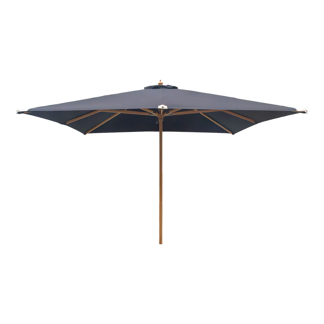 HOUSE NORDIC  Parasol træstok sort 300x300 cm
