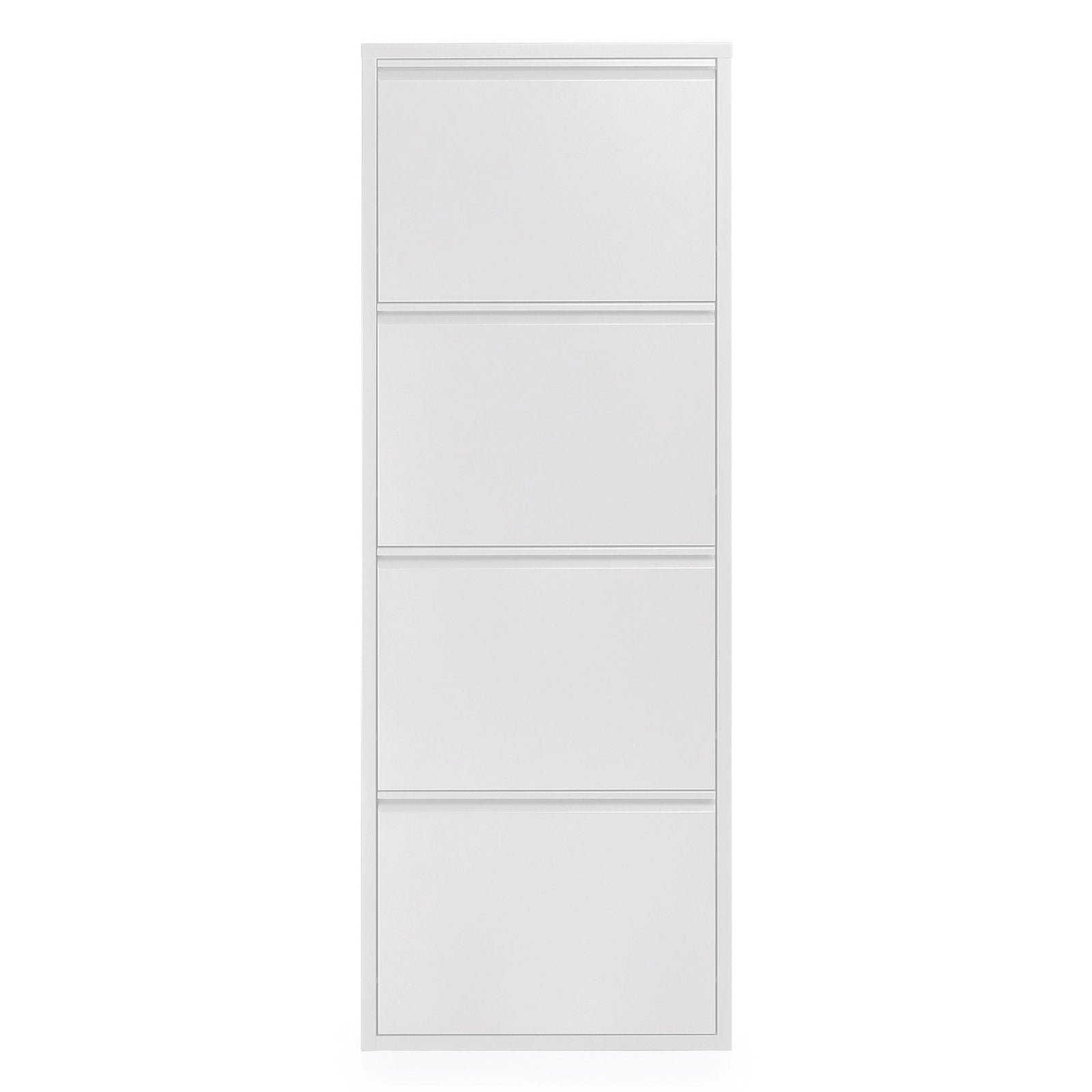 Produktbillede af KAVE HOME Ode skoskab m. 4 låger hvid stål 50x136 i premium kvalitet