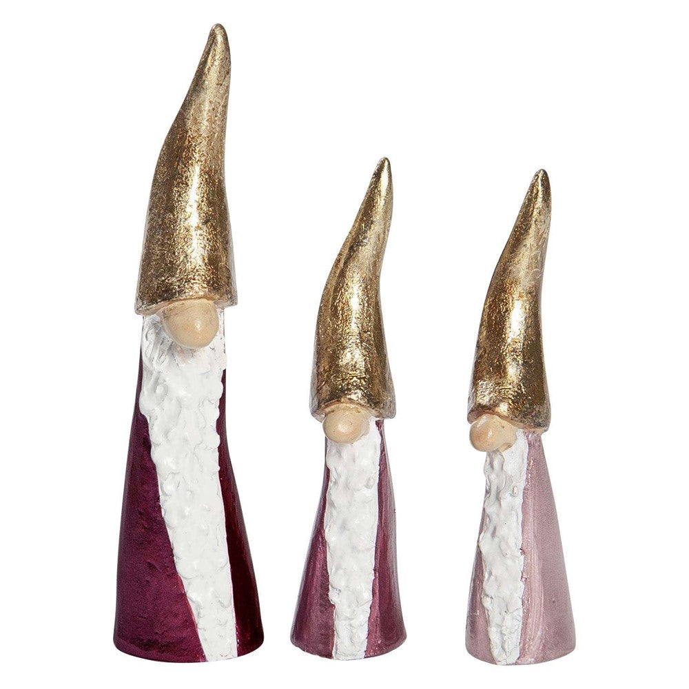 Produktbillede af Nääsgränsgården Tall Santa pink 3 stk H.7-9cm i premium kvalitet