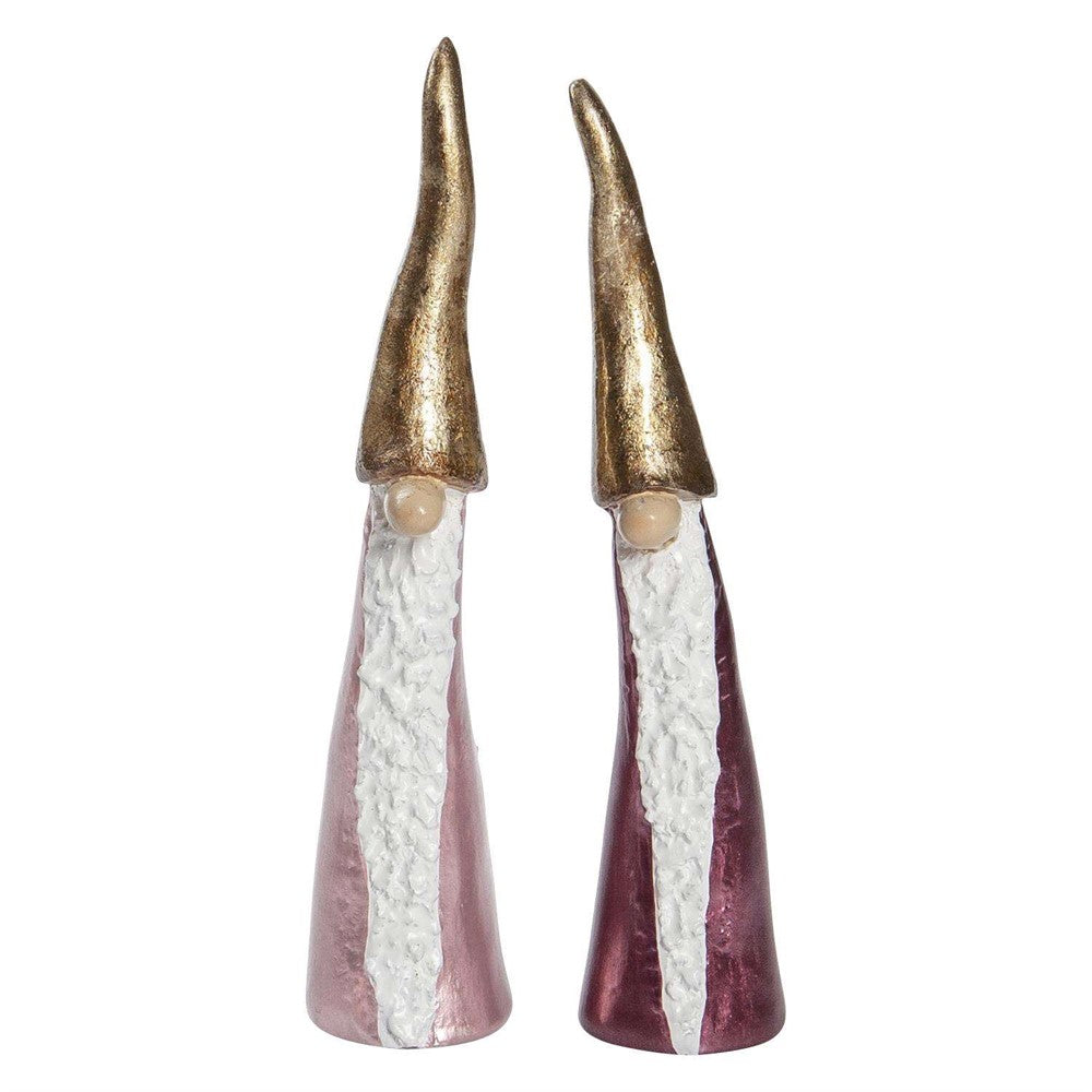 Produktbillede af Nääsgränsgården Tall Santa pink 2 stk H.15cm i premium kvalitet