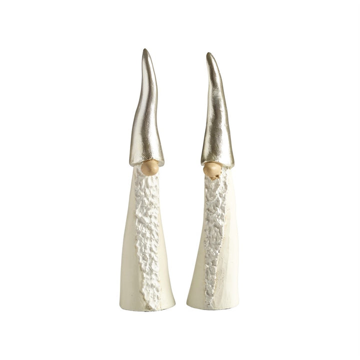Nääsgränsgården Tall Santa white 2 stk H.15cm