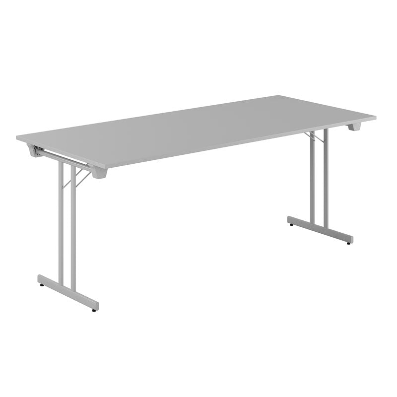 Produktbillede af Dinner Style 180x80cm Sammenklappeligt bord Grå-grå på tilbud