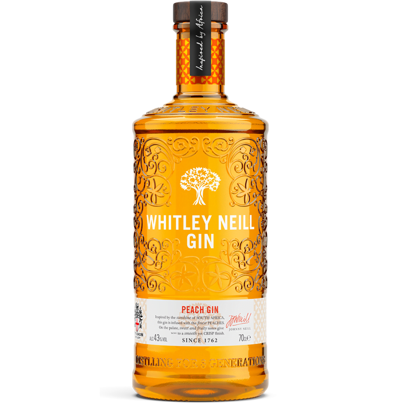 Whitley Neill Peach Gin Fl 70 ❤ Stort online udvalg i WHITLEYNEI ❤ Billig fragt og hurtig levering 2 - 5 hverdage - Varenummer: BAR-753368 / Ean: '5011166068655 på lager - Udsalg på Spar op til 56% - Over 434 design brands på udsalg