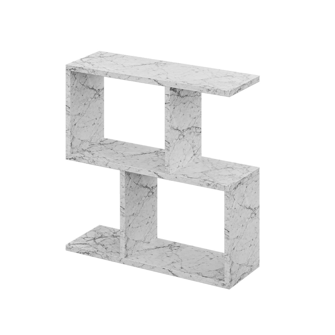 NORDVÄRK Homemania sofabord m. hylder Carrara marmorlook melamin 60x20