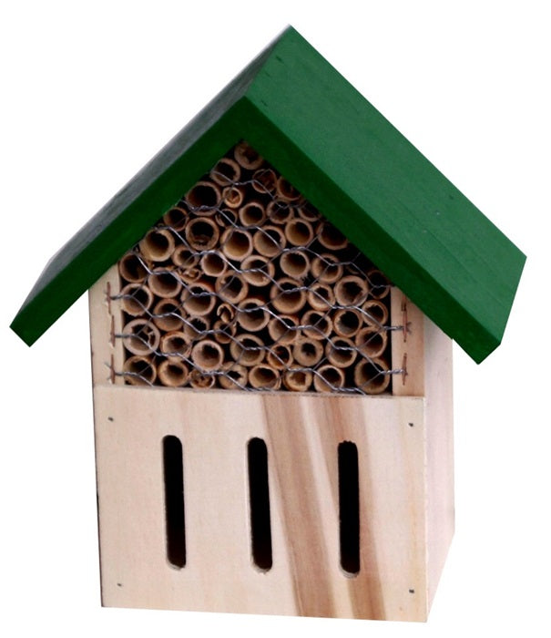 Garden Life - Insekthotel Sofie, naturtræ med grønt tag ❤ Stort online udvalg i Garden Life ❤ Billig fragt og hurtig levering 2 - 5 hverdage ❤ Varenummer: BGH-36186623443095 / Ean: &