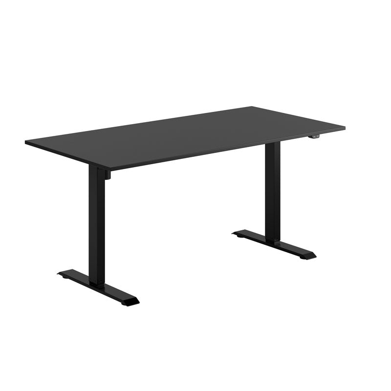 Produktbillede af EASY Hæve/Sænkebord m/1 motor 160x80cm Sort sort på tilbud